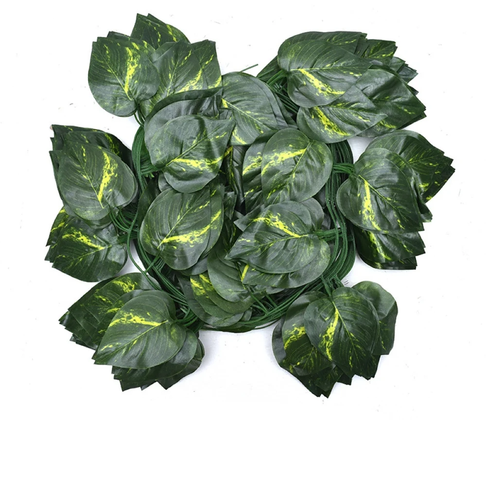Artificial Green Leaf Vine Garland for Home & Wall Decoration |PACK OF 6|