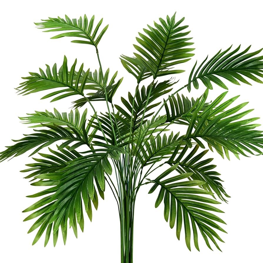 Artificial Palm Tree Plant Showpiece for Home Decor  Plant with 18 Leaves for Living Room Corner, Bedroom & Office |WithoutPot|