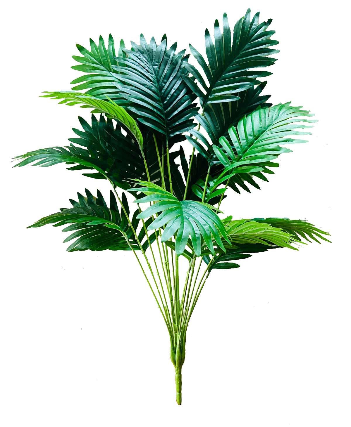 Artificial Palm Tree Plant Showpiece for Home Decor  Plant with 18 Leaves for Living Room Corner, Bedroom & Office |WithoutPot|