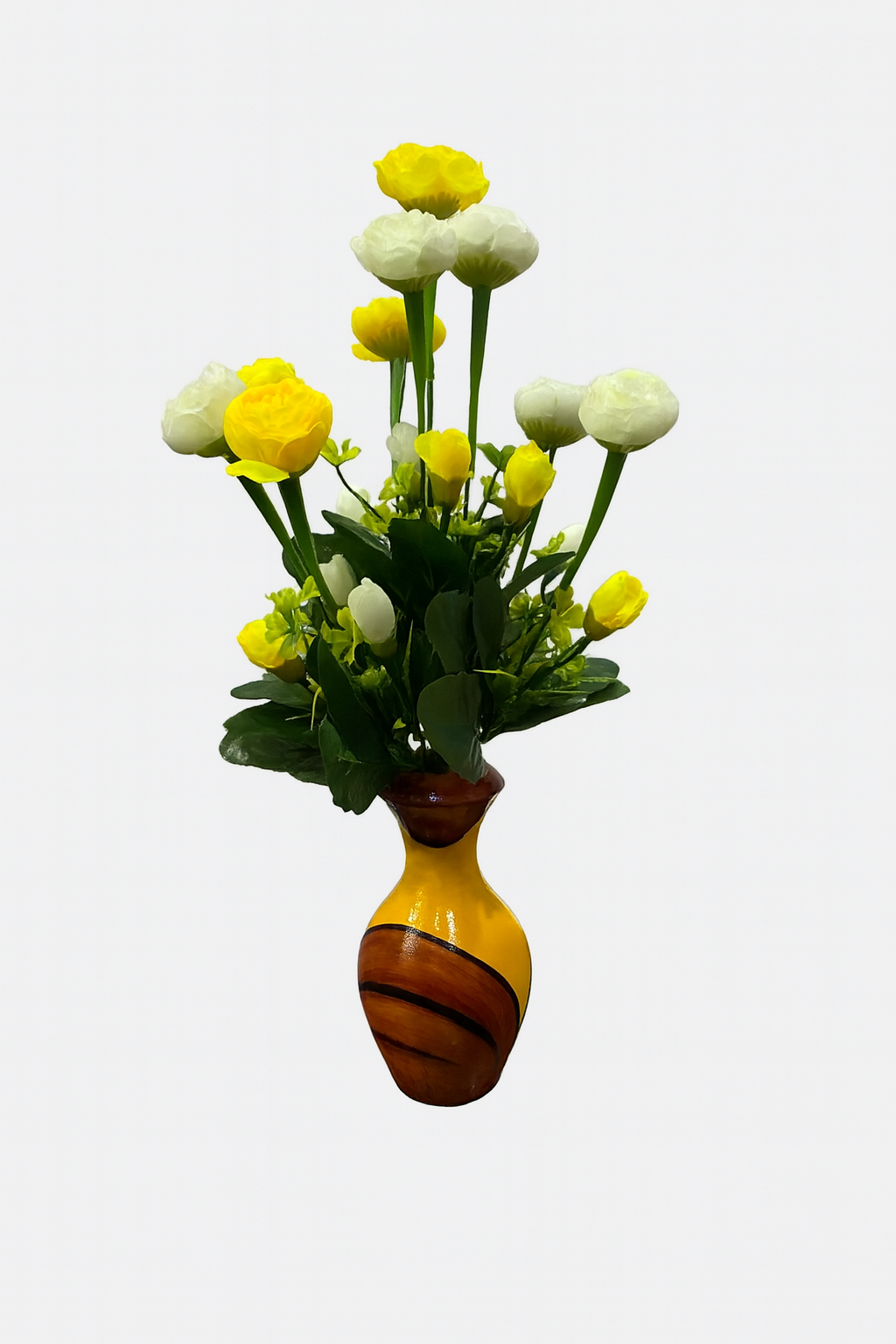 Artificial Yellow & White Flower living rooms, bedrooms, entry tables, reception counters, or decorative shelves